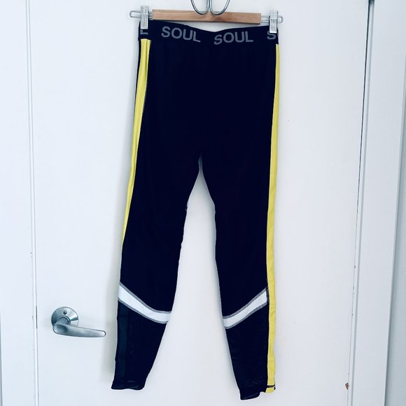 All Fenix X SoulCycle Colour Blocked Soul Leggings | Medium | Black/Yellow - Picture 10 of 16